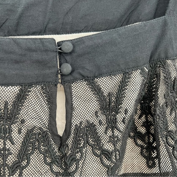 NWT St.Roche Cloud Top Floral Lace Blouse Top Tie Strap Layered Gothic 6 - Picture 8 of 10